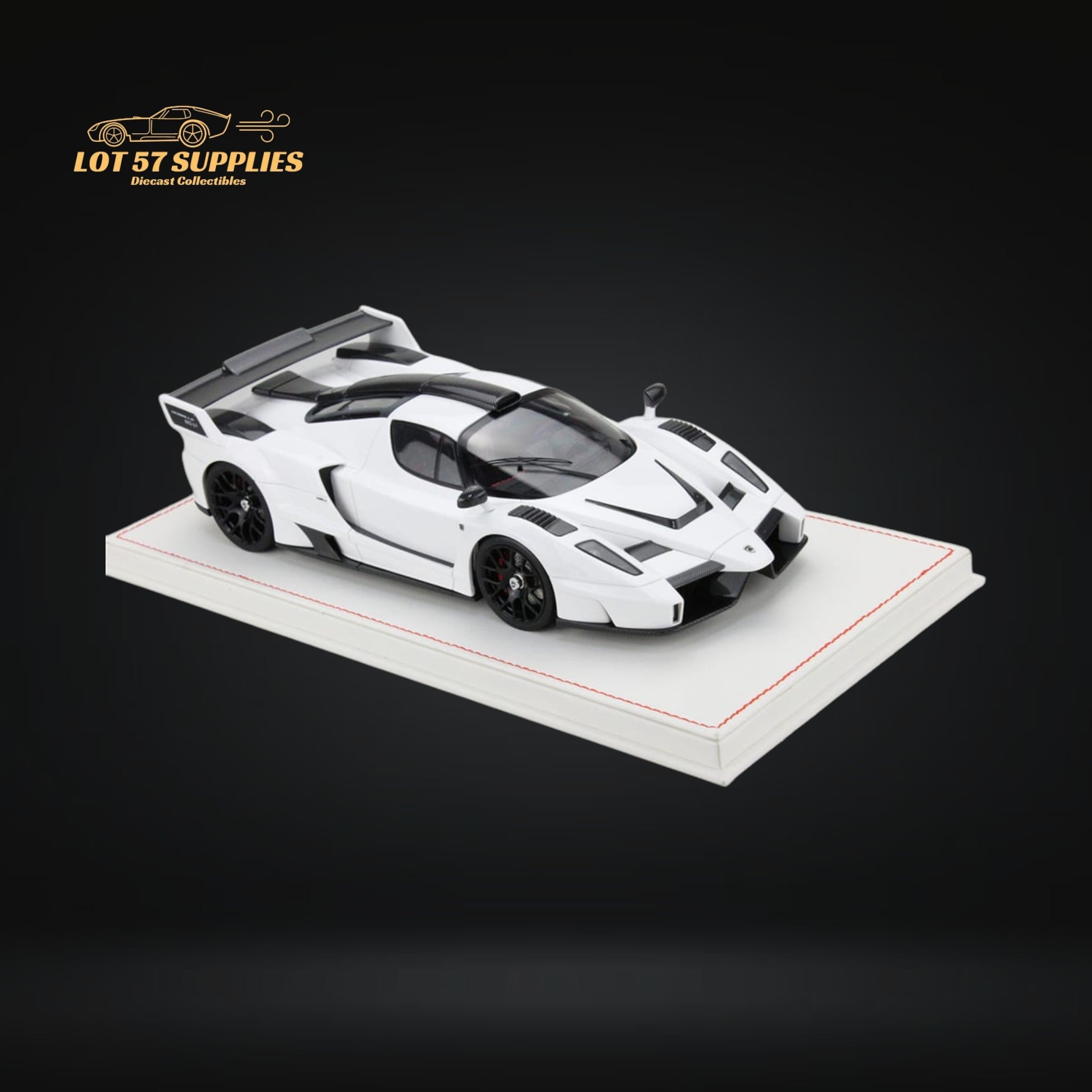 NA Enzo Gemballa MIG U1 Resin Model PEARL WHITE 1:18 Limted to 66 Pieces Main image