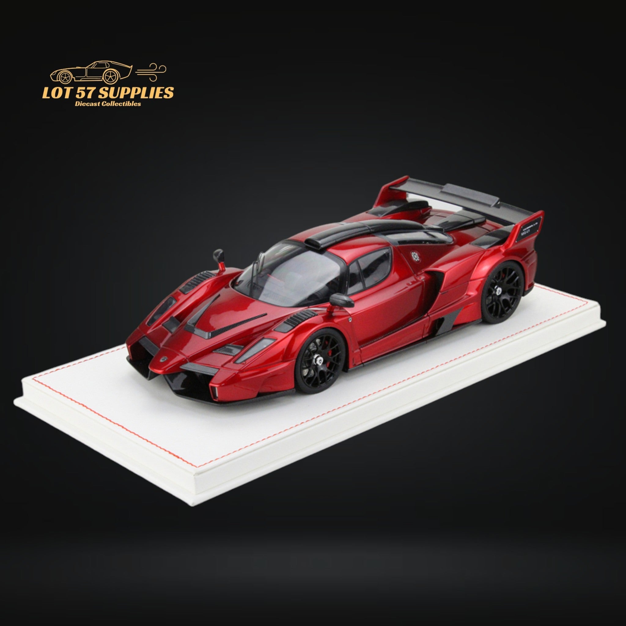 NA Ferrari Enzo Gemballa MIG U1 Resin Model METALLIC RED 1:18 Limited to 66 Pieces - Collectors World Toys