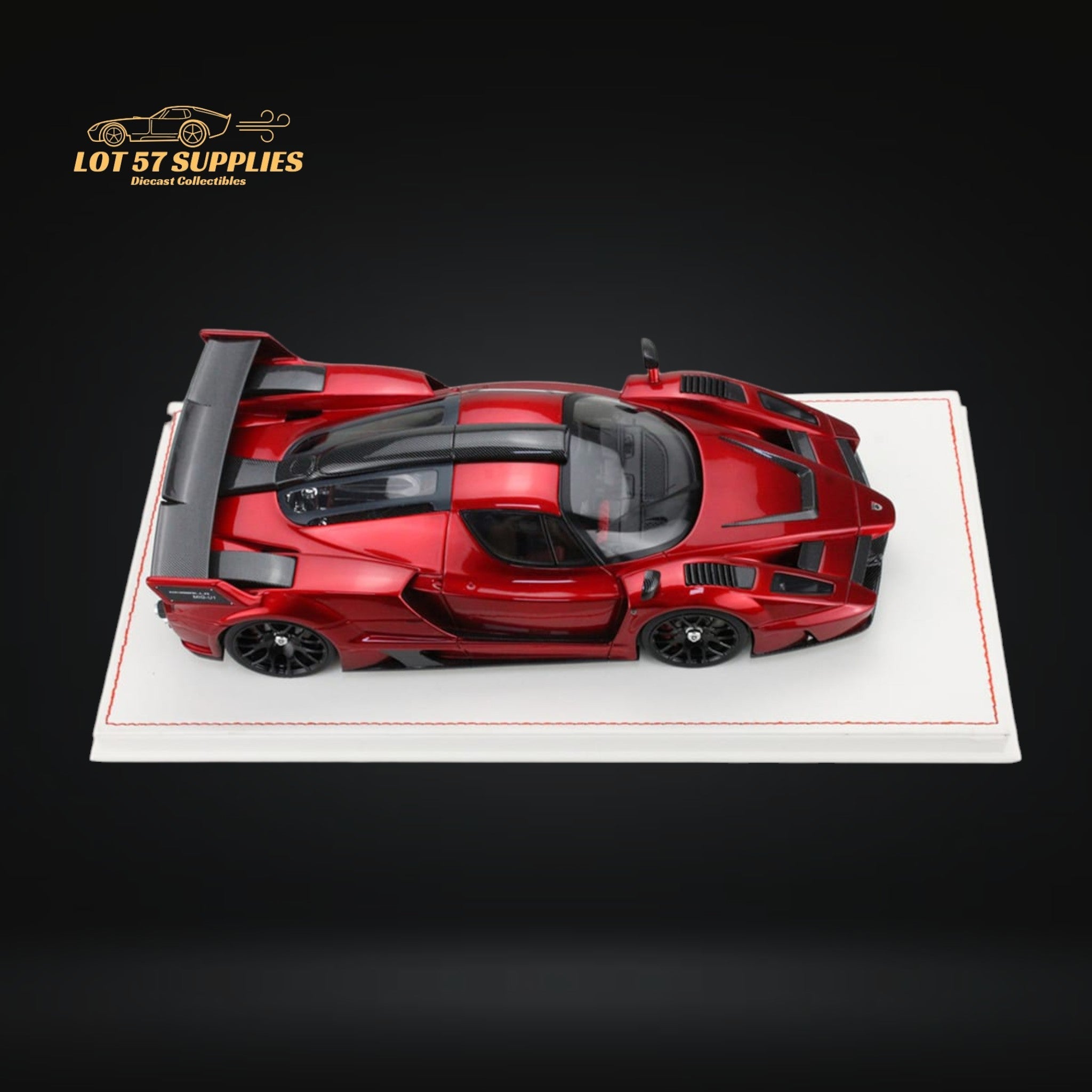 NA Ferrari Enzo Gemballa MIG U1 Resin Model METALLIC RED 1:18 Limited to 66 Pieces - Collectors World Toys