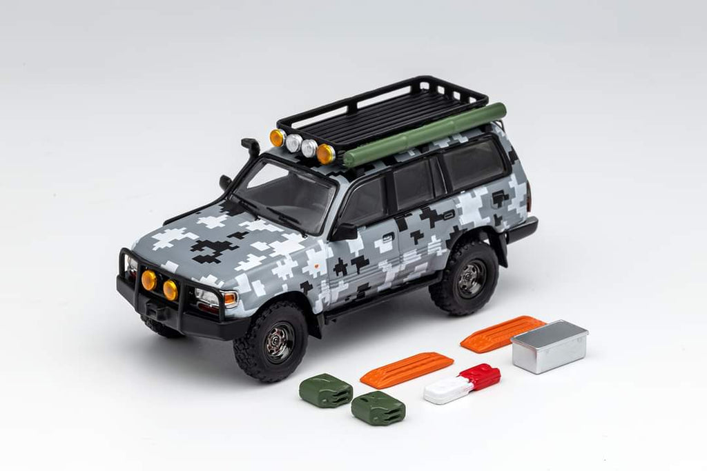 GCD Toyota Land Cruiser LC80 Modified Version With Accessories 1:64 - Collectors World Toys