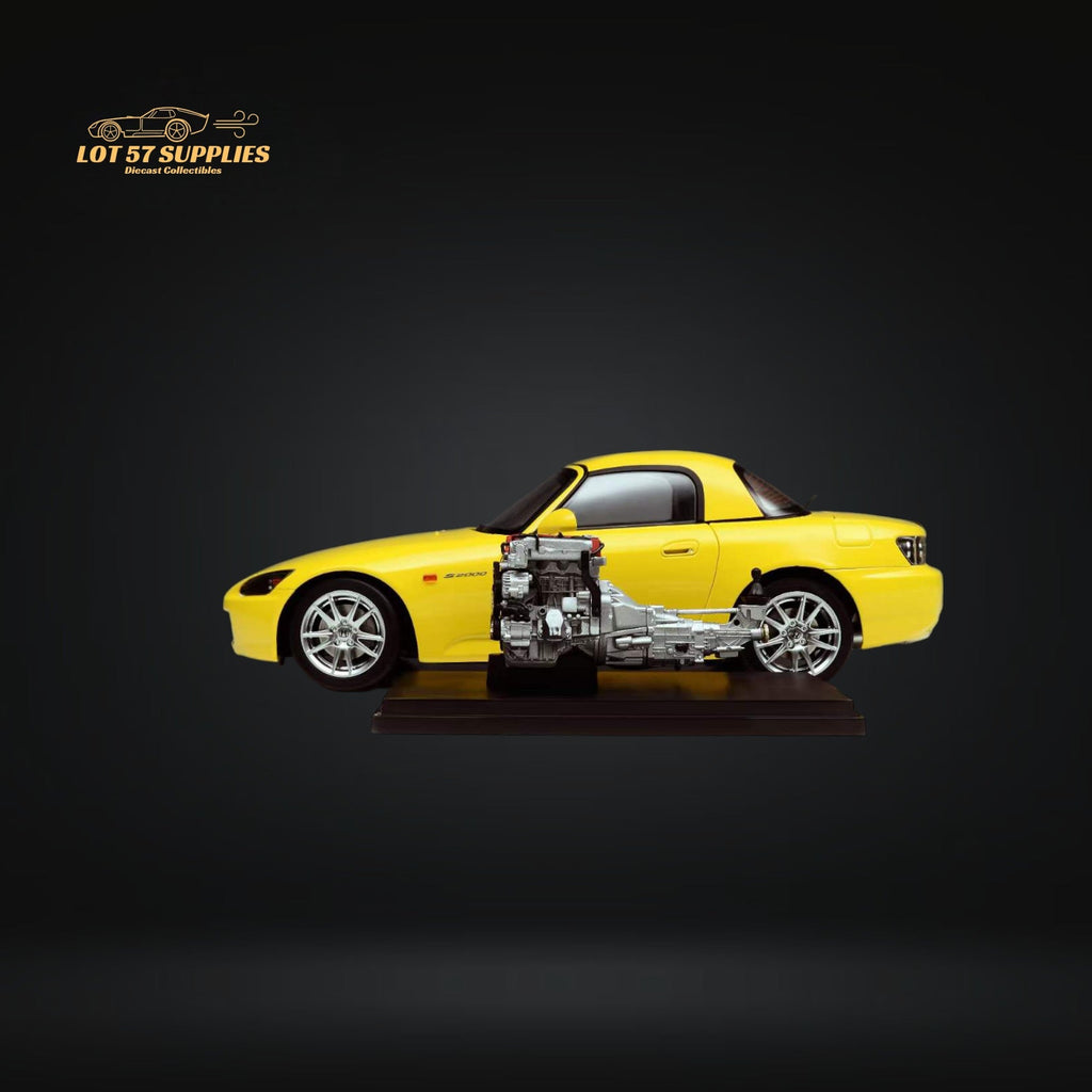 MOTORHELIX Honda S2000 AP2 INDY YELLOW PEARL 1:18 Scale