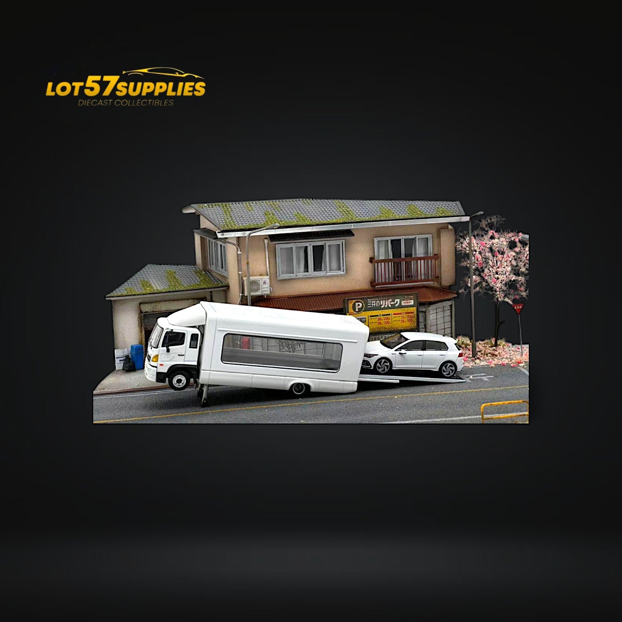 Unique Model Hino 500 HINO Ranger 5th Generation Outriggers WHITE 1:64 Main image
