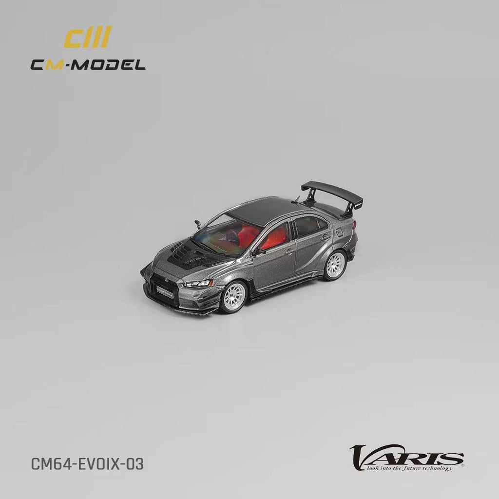 CM Model Mitsubishi Lancer Evolution X Varis Wide Body Gray 1:64 CM64-EVOX-03 - Collectors World Toys