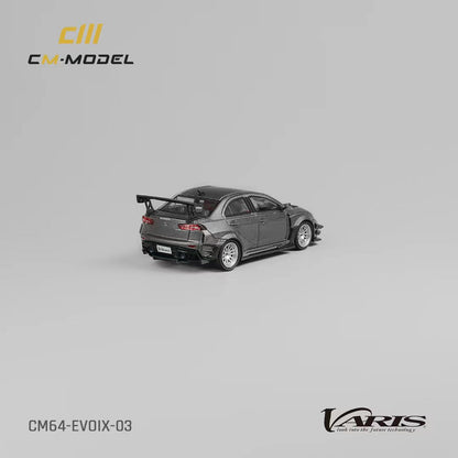 CM Model Mitsubishi Lancer Evolution X Varis Wide Body Gray 1:64 CM64-EVOX-03