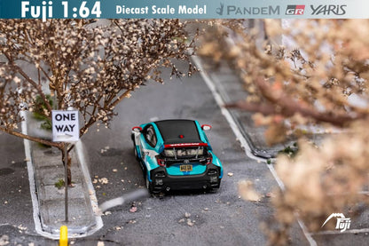 Fuji Toyota Yaris GR Auto Finesse Blue #99 1:64 - Collectors World Toys