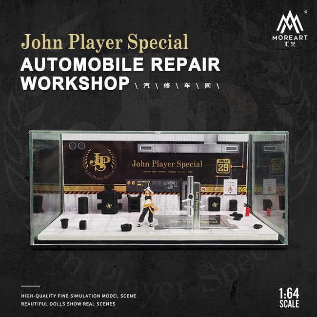 MoreArt AutoMobile Repair Workshop JPS Livery 1:64 MO641082 - Collectors World Toys Hover Image
