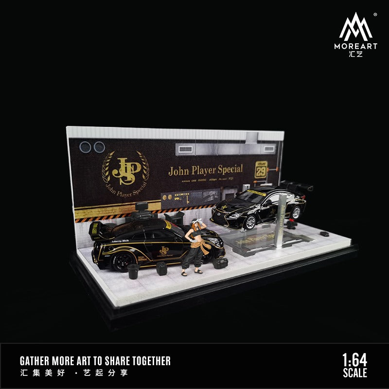 MoreArt AutoMobile Repair Workshop JPS Livery 1:64 MO641082 - Collectors World Toys