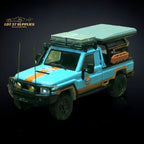 AutoBots Models Toyota Land Cruiser LC79 Gulf Livery 1:64 Limited to 699 PCS - Collectors World Toys