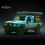 AutoBots Models Toyota Land Cruiser LC79 Gulf Livery 1:64 Limited to 699 PCS - Collectors World Toys