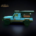 AutoBots Models Toyota Land Cruiser LC79 Gulf Livery 1:64 Limited to 699 PCS - Collectors World Toys