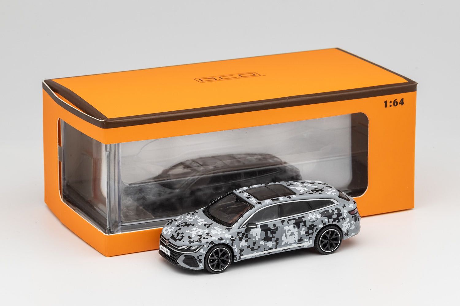 GCD Volkswagen Arteon R Grey Urban Camouflage 1:64 KS-030-202 - Collectors World Toys