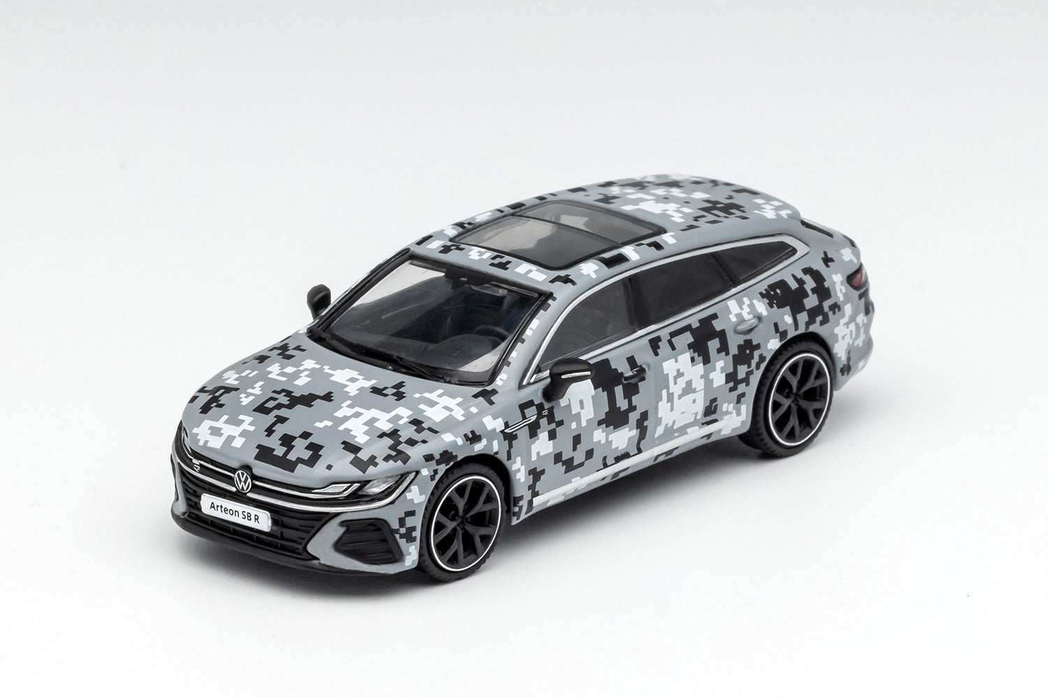 GCD Volkswagen Arteon R Grey Urban Camouflage 1:64 KS-030-202 - Collectors World Toys