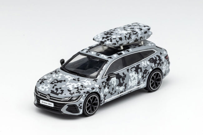 GCD Volkswagen Arteon R Grey Urban Camouflage 1:64 KS-030-202 - Collectors World Toys Hover Image