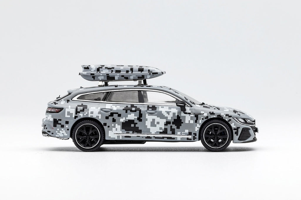 GCD Volkswagen Arteon R Grey Urban Camouflage 1:64 KS-030-202 - Collectors World Toys