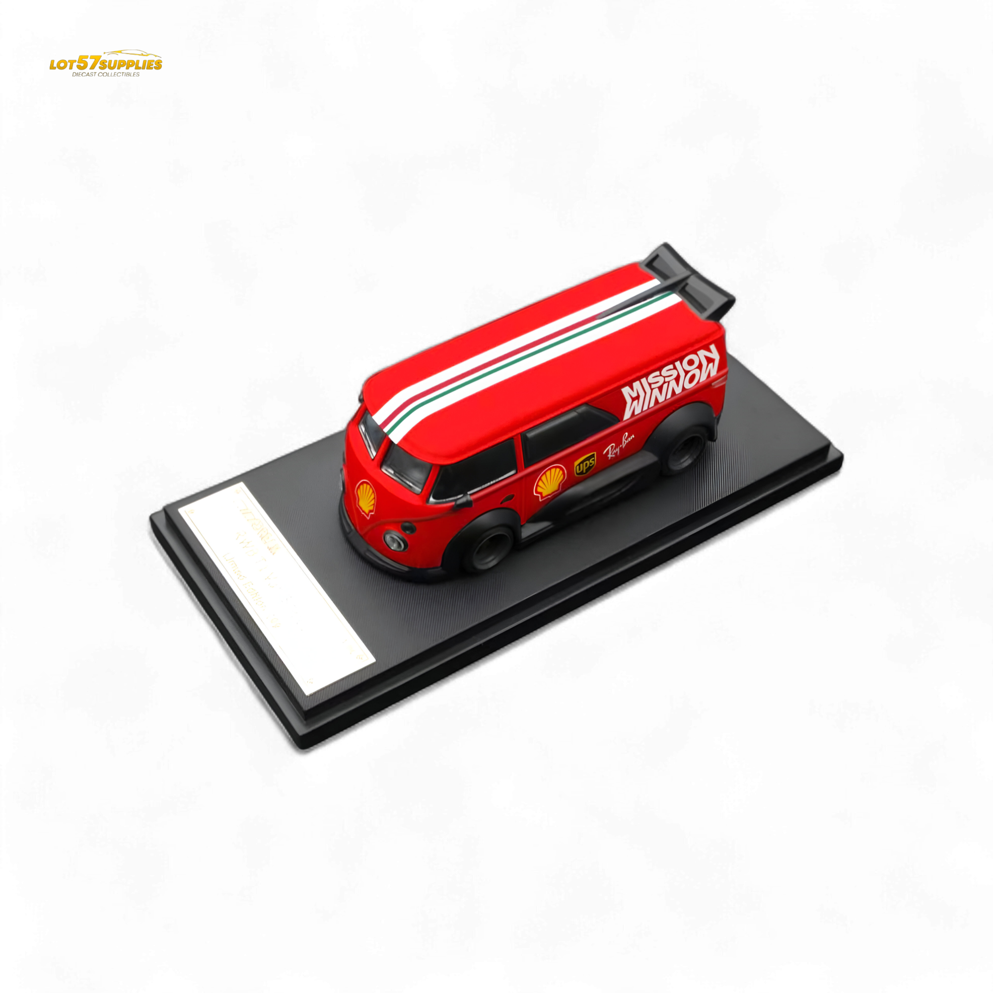 Mini Dream Volkswagen T1 RWB Van in Red WM Livery 1:64 - Collectors World Toys