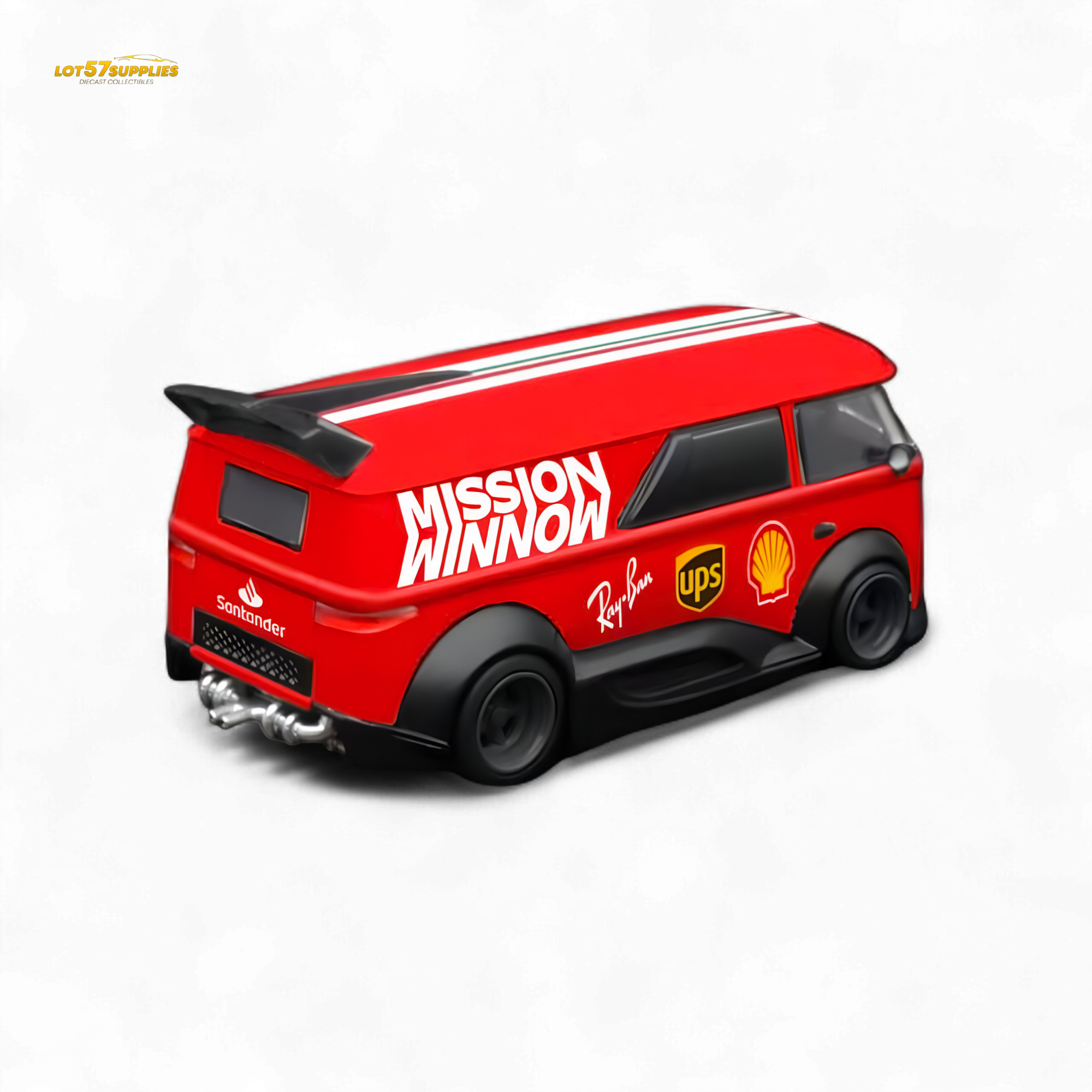 Mini Dream Volkswagen T1 RWB Van in Red WM Livery 1:64 - Collectors World Toys