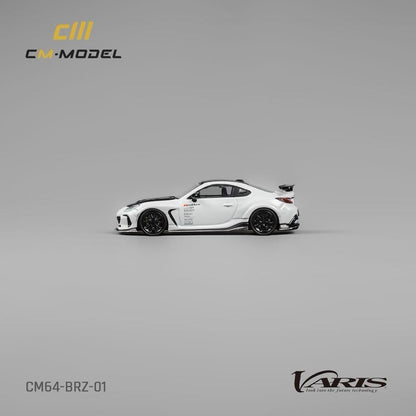 CM Model Subaru BRZ Varis BRZ ARISING-1 in White 1:64 CM64-BRZ-01