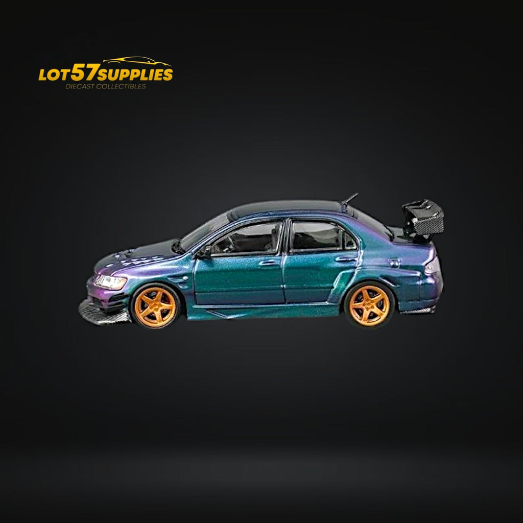 CM Model Mitsubishi Lancer Evolution IX Widebody Chameleon 1:64 CM64-EVOIX-21 - Collectors World Toys