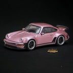 HobbyFans Porsche Singer 930 Turbo Study Ghost Player Custom Pink 1:64 - Collectors World Toys