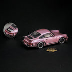 HobbyFans Porsche Singer 930 Turbo Study Ghost Player Custom Pink 1:64 - Collectors World Toys