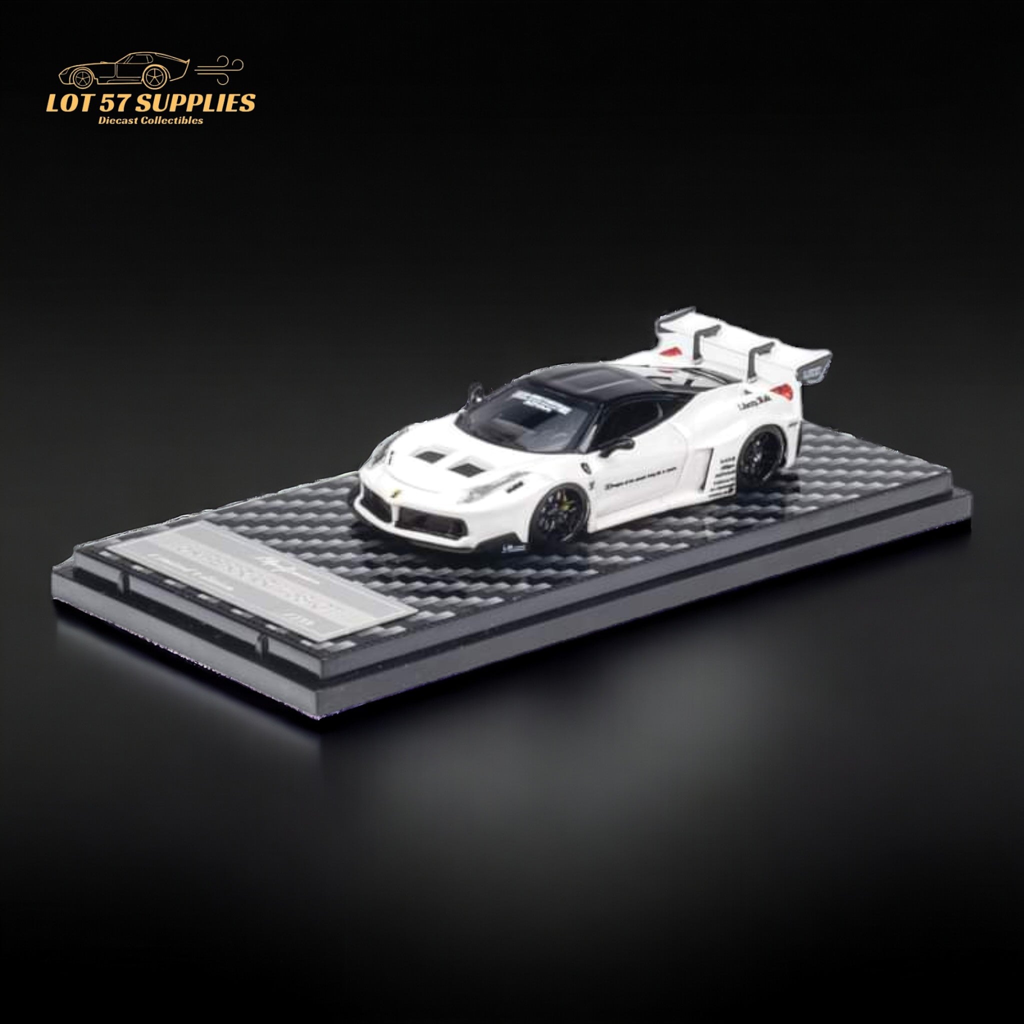 QIDIAN 458 LBWK GT Resin Model Limited to 199 Pcs White 1:64 Main image