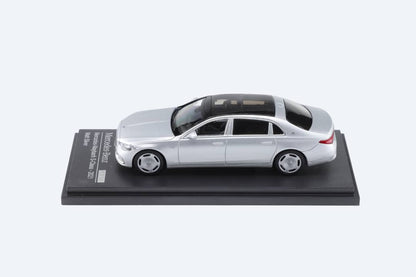 AR BOX 2021 Mercedes-Benz Maybach W223 Matte Silver Licensed Product 1:64