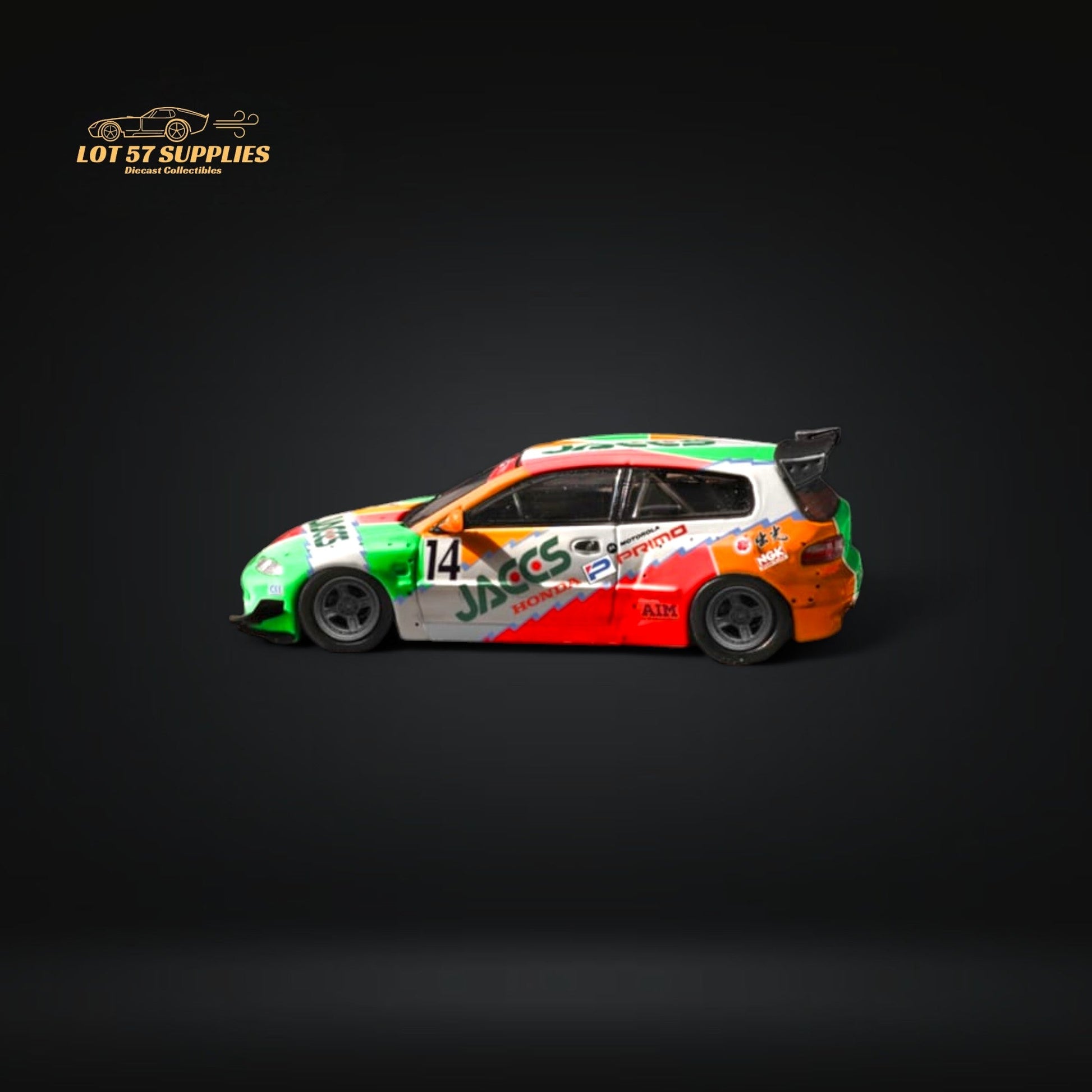 Fuji Honda Civic EG6 5th Gen MK5 Rocket Bunny JACCS #14 Livery 1:64 - Collectors World Toys