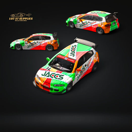 Fuji Honda Civic EG6 5th Gen MK5 Rocket Bunny JACCS #14 Livery 1:64 - Collectors World Toys