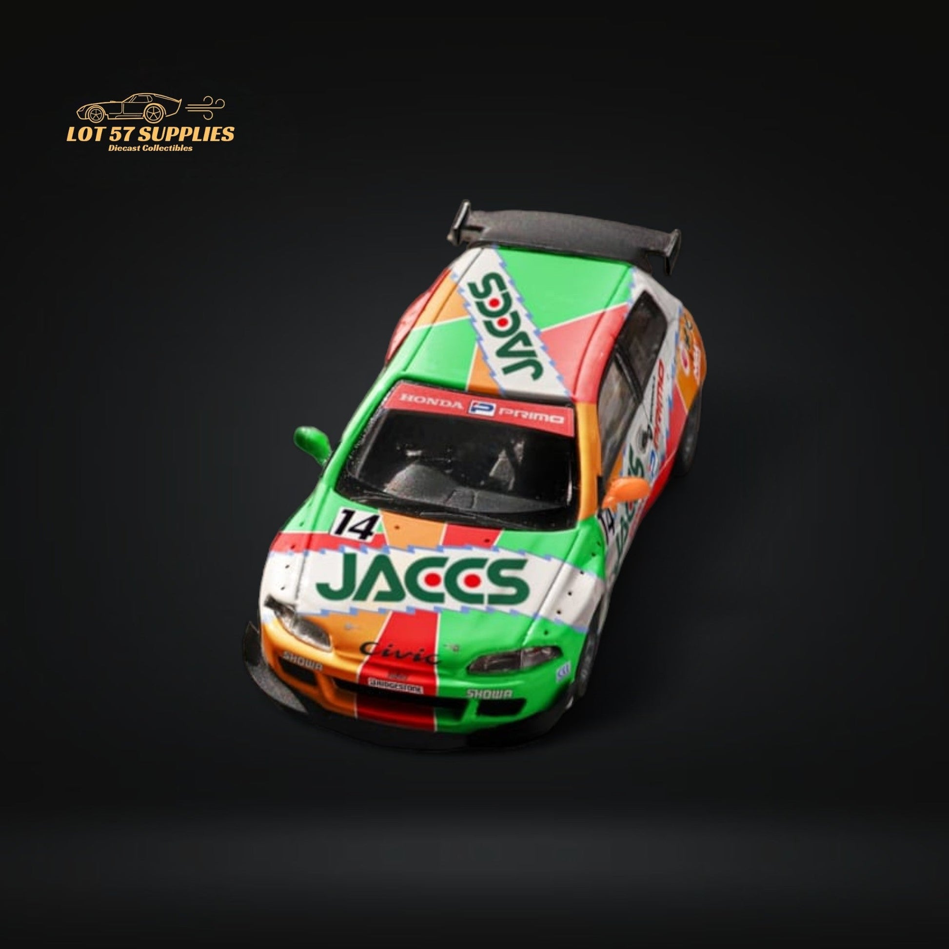 Fuji Honda Civic EG6 5th Gen MK5 Rocket Bunny JACCS #14 Livery 1:64 - Collectors World Toys
