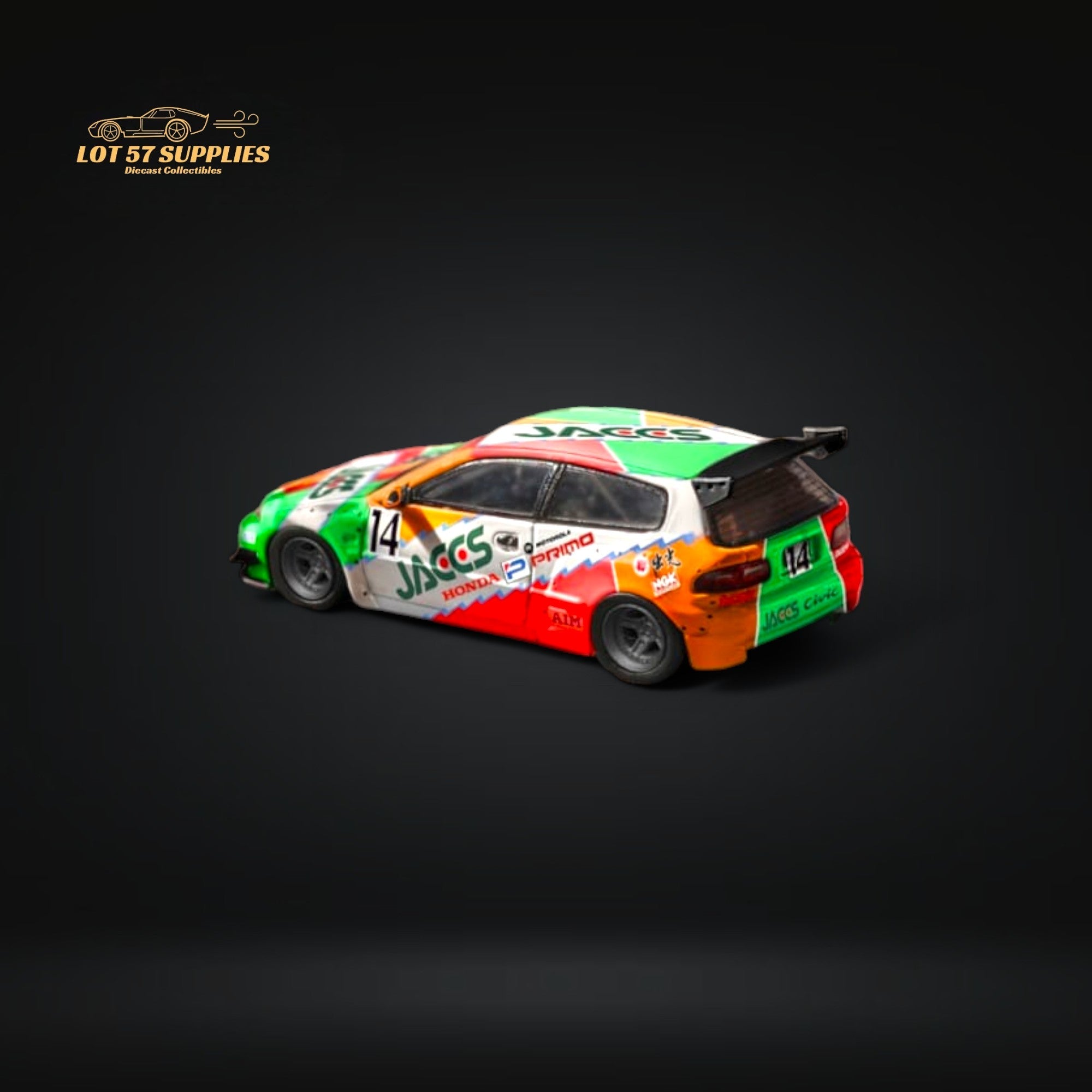 Fuji Honda Civic EG6 5th Gen MK5 Rocket Bunny JACCS #14 Livery 1:64 - Collectors World Toys