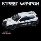Street Weapon Honda Civic EG6 OSAKA JDM Police livery Car 1:64 - Collectors World Toys