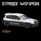 Street Weapon Honda Civic EG6 OSAKA JDM Police livery Car 1:64 - Collectors World Toys