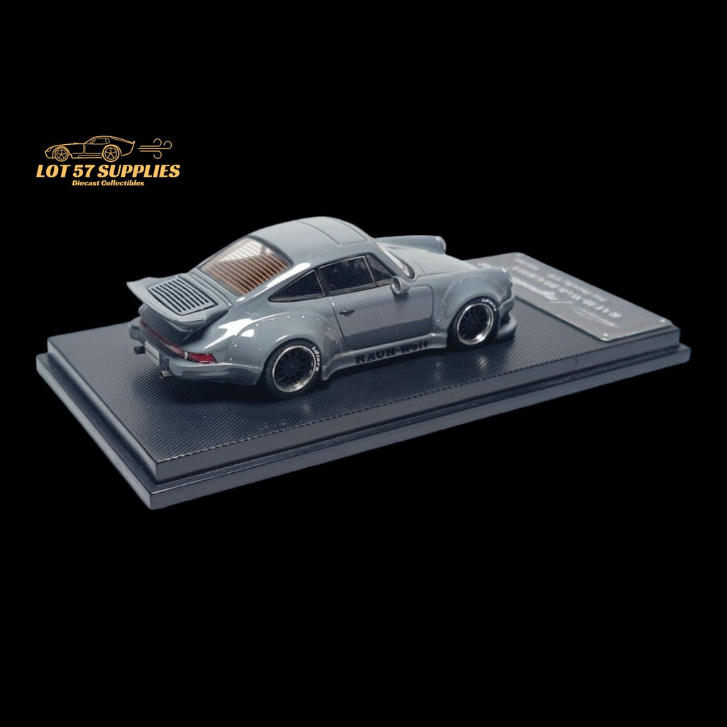 MC Porsche RWB 930 Cement Grey Ducktail Diecast 1:64 - Collectors World Toys