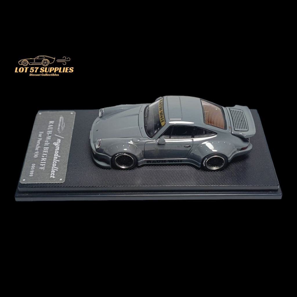 MC Porsche RWB 930 Cement Grey Ducktail Diecast 1:64 - Collectors World Toys
