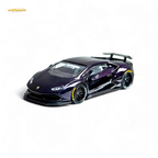 King Model Lamborghini Huracan LP610 LB 1.0 Purple Carbon Fiber 1:64