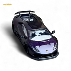King Model Lamborghini Huracan LP610 LB 1.0 Purple Carbon Fiber 1:64