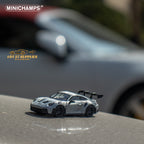Minichamps X CLDC Exclusive Porsche 911 GT3 RS in Raw Silver English Magazine Version 1:64 (MAGAZINE INCLUDED) - Collectors World Toys