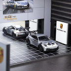 Minichamps X CLDC Exclusive Porsche 911 GT3 RS in Raw Silver English Magazine Version 1:64 (MAGAZINE INCLUDED) - Collectors World Toys
