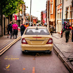 MK Model Mercedes-Benz E63 AMG W211 Lowered in Desert Yellow 1:64 - Collectors World Toys