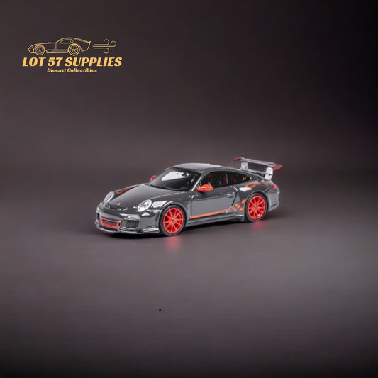 Cars' Lounge Porsche 997.2 GT3 RS Meteor Grey Metallic GRAUSCHWARZ 1:64 Resin Limited to 299 Pcs