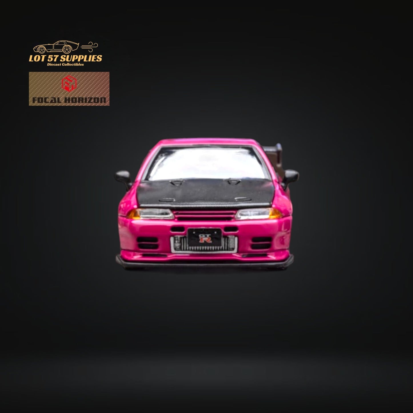 Focal Horizon Skyline GT-R R32 Top Secret Pink 1:64