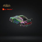 Star Model Porsche RWB 993 GT Wing Magic Purple-Green 1:64