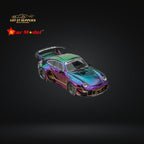 Star Model Porsche RWB 993 GT Wing Magic Purple-Green 1:64
