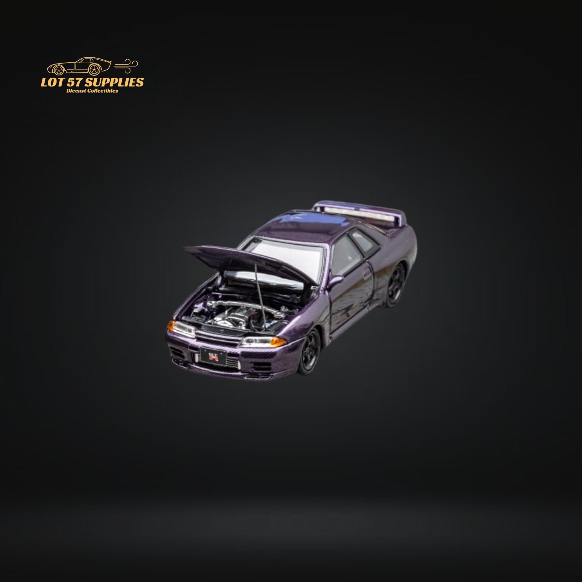 Focal Horizon Skyline R32 GT-R 3rd Gen Nismo S-Tune Full Carbon Purple 1:64 Main image