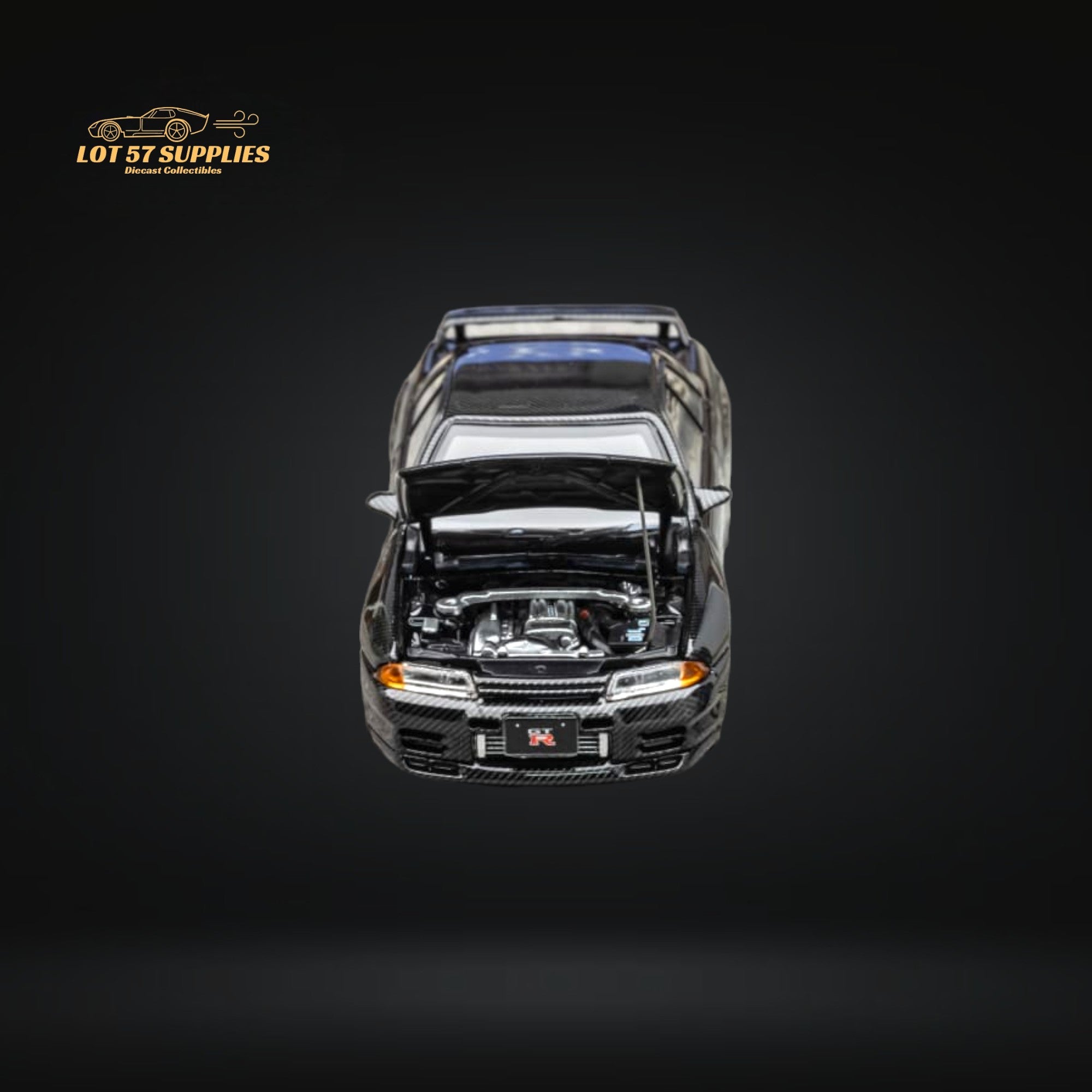 Focal Horizon Skyline R32 GT-R 3rd Gen Nismo S-Tune Full Carbon Black 1:64