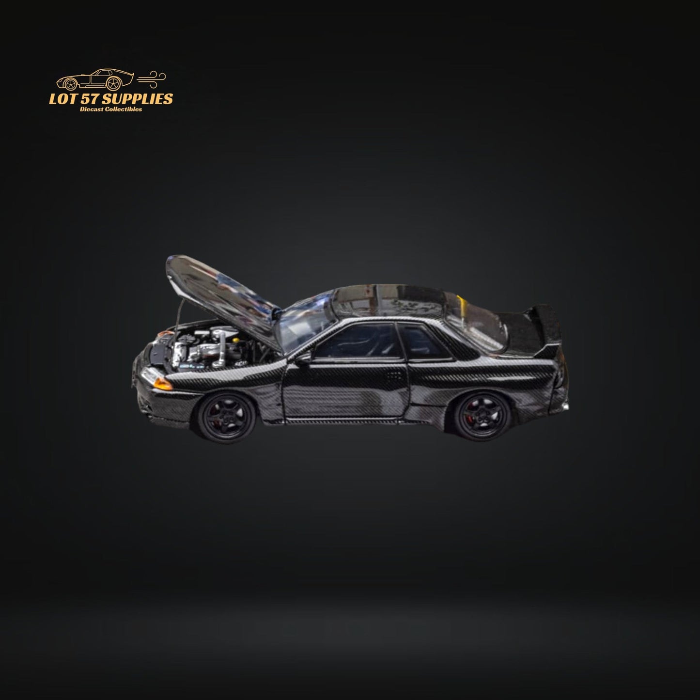 Focal Horizon Skyline R32 GT-R 3rd Gen Nismo S-Tune Full Carbon Black 1:64