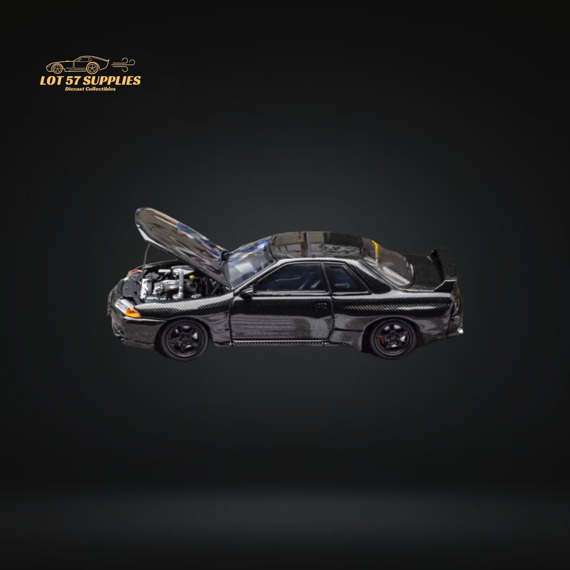 Focal Horizon Skyline R32 GT-R 3rd Gen Nismo S-Tune Full Carbon Black 1:64