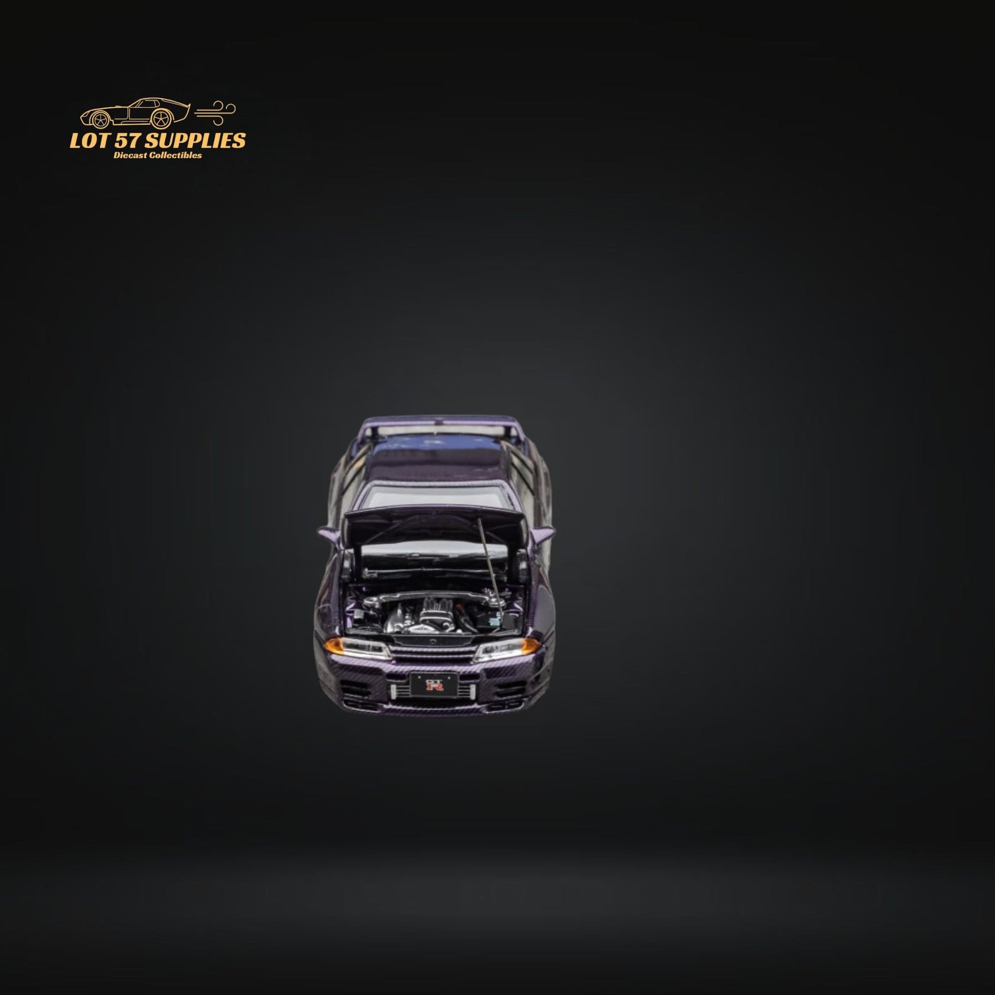 Focal Horizon Skyline R32 GT-R 3rd Gen Nismo S-Tune Full Carbon Purple 1:64