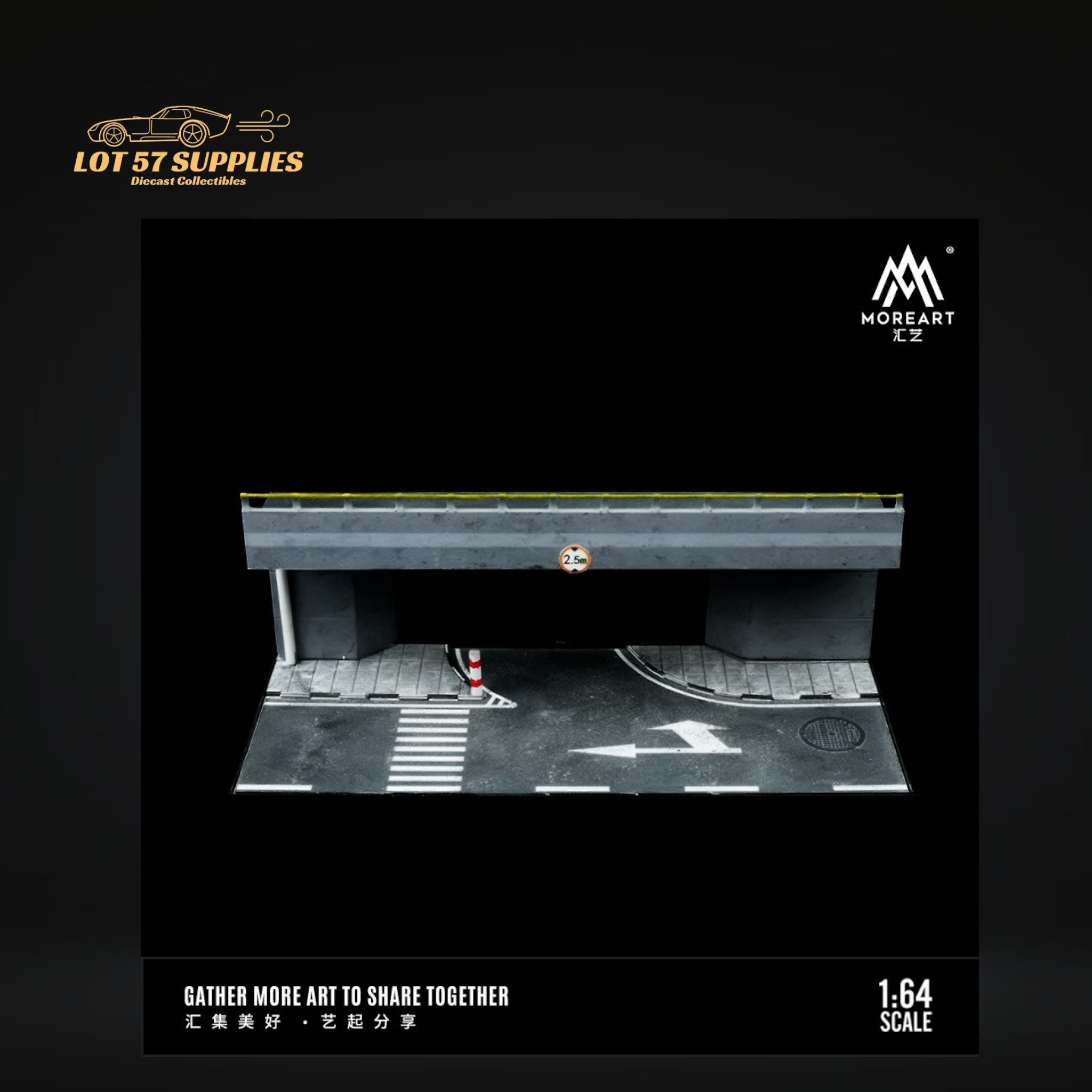(Pre-Order) MoreArt OVERPASS SCENE MODEL Diorama Scene 1:64 MO901302 - Collectors World Toys