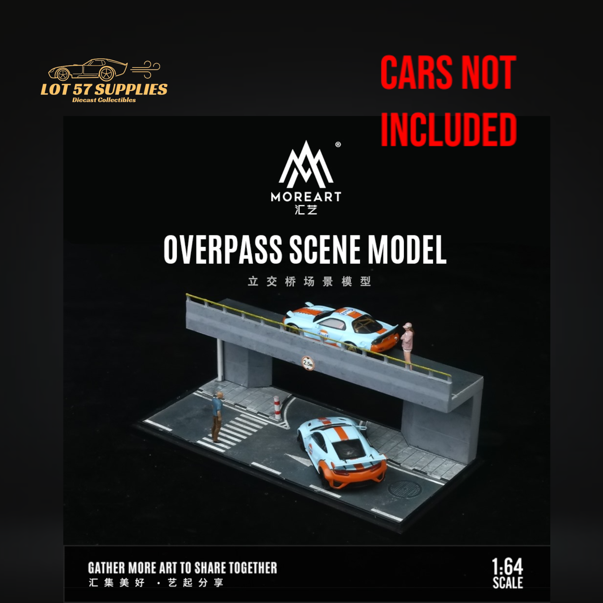 (Pre-Order) MoreArt OVERPASS SCENE MODEL Diorama Scene 1:64 MO901302 - Collectors World Toys